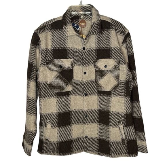 Common People Oliver 4 Pocket Plaid Shacket for Men. Size Large. New With Tag. - Picture 1 of 11